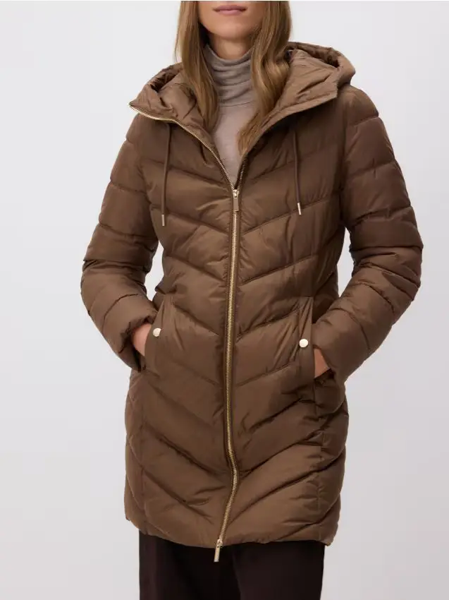Giacca trapuntata - marrone