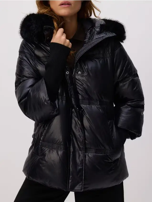 Giacca trapuntata - nero