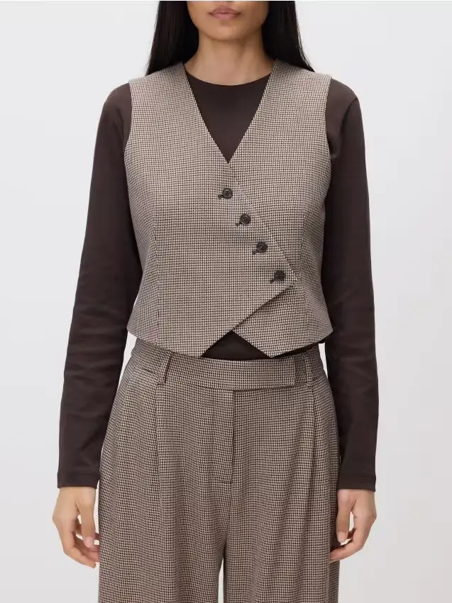 Gilet da abito asimmetrico - multicolore