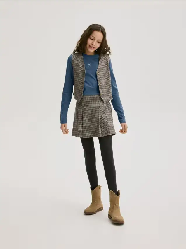 Reserved Gilet da completo a quadri - multicolore