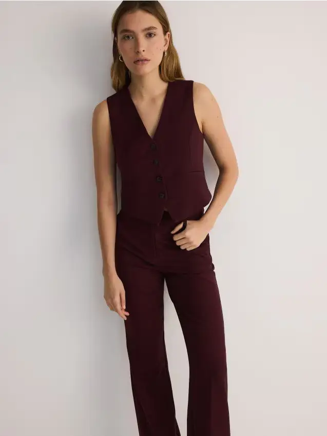 Gilet da completo - bordeaux