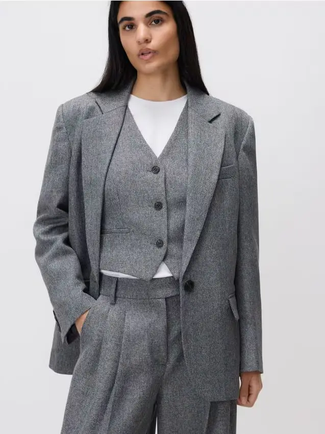 Gilet panciotto - grigio scuro