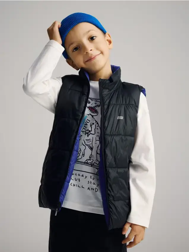 Gilet reversibile - blu