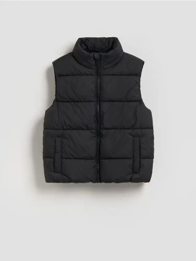 Gilet trapuntato - nero