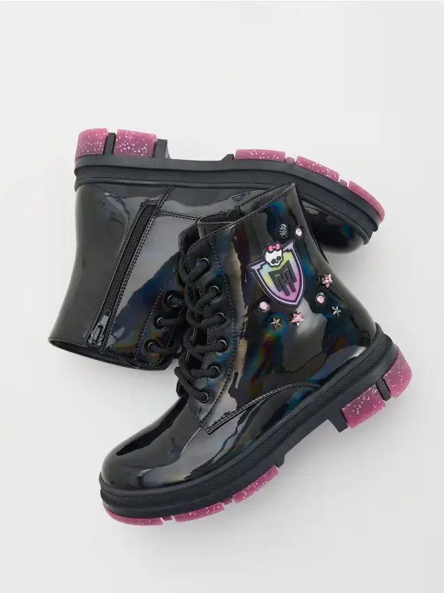 GIRLS` ANKLE BOOTS - nero