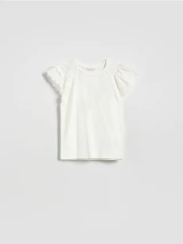 GIRLS` BLOUSE - panna