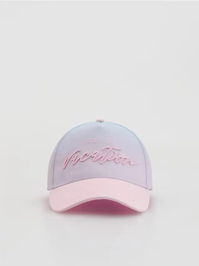 GIRLS` PEAKED CAP - multicolore