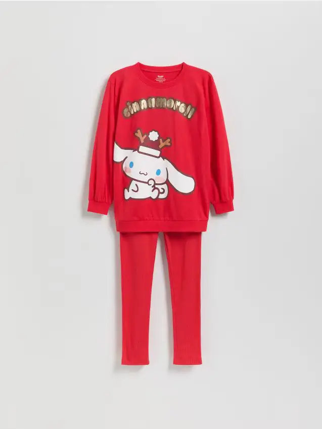 GIRLS` PYJAMA - rosso