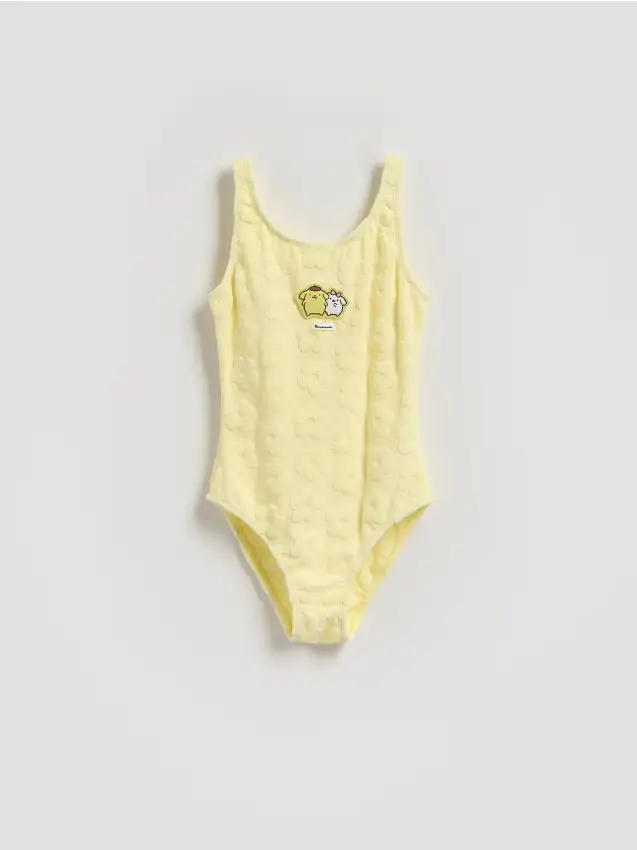 GIRLS` SWIMMING SUIT - giallo chiaro