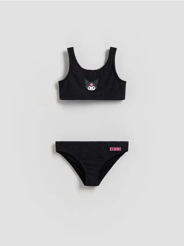 GIRLS` SWIMMING SUIT - nero