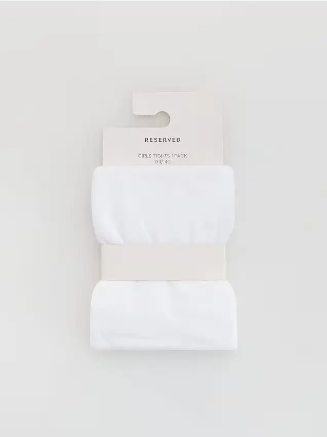 GIRLS` TIGHTS - bianco