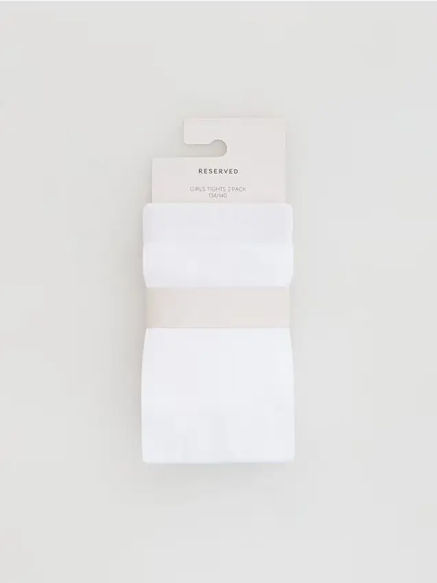 GIRLS` TIGHTS MULTI - bianco