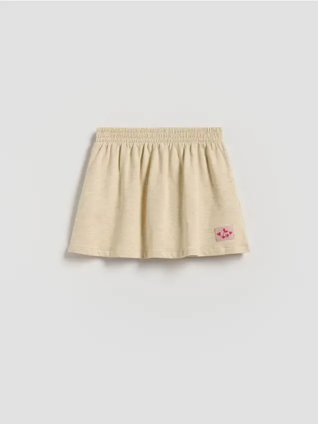 Gonna in jersey misto viscosa - nude