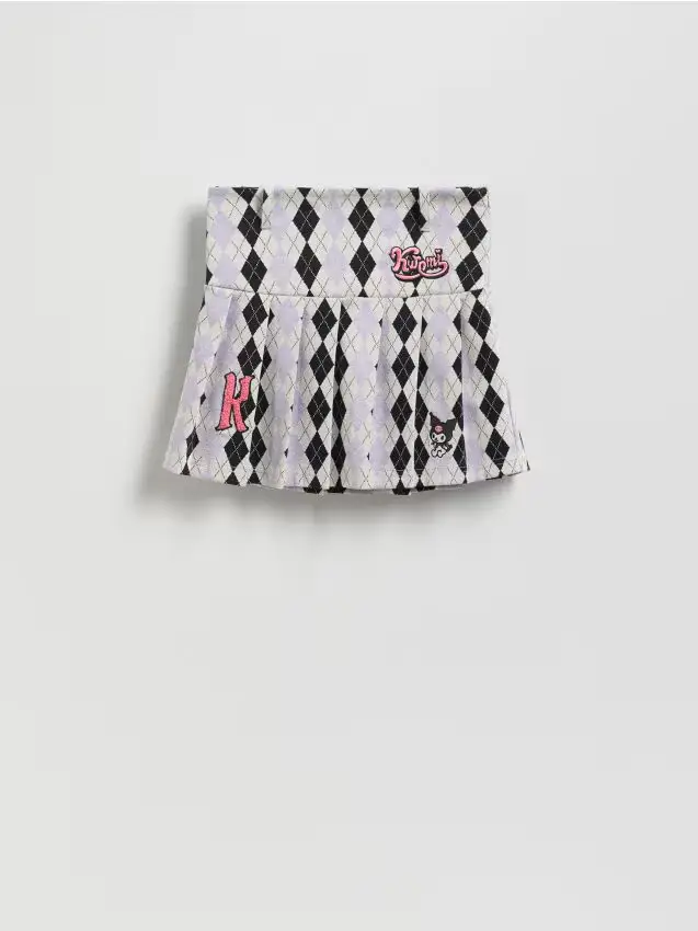 Gonna in maglia Kuromi - multicolore