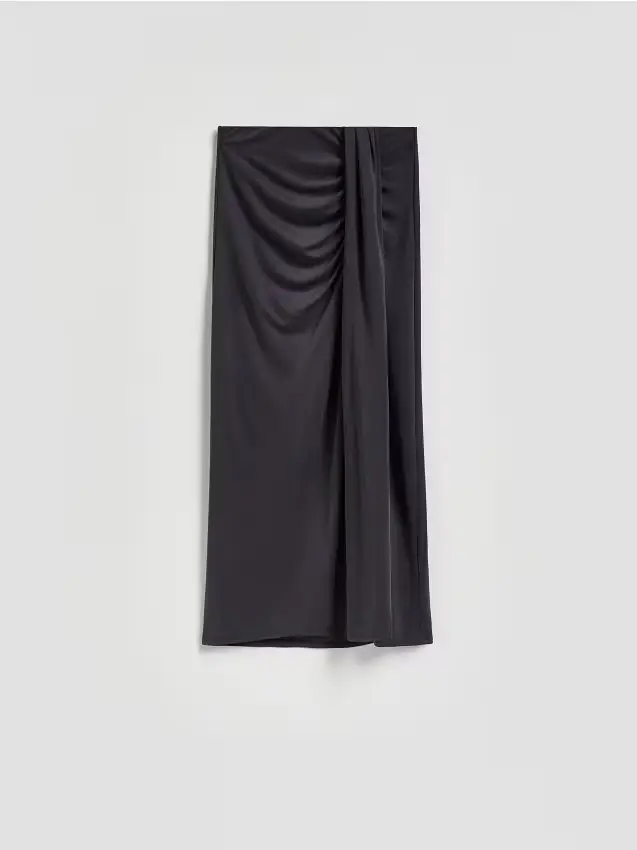 Gonna in misto modal - grigio scuro
