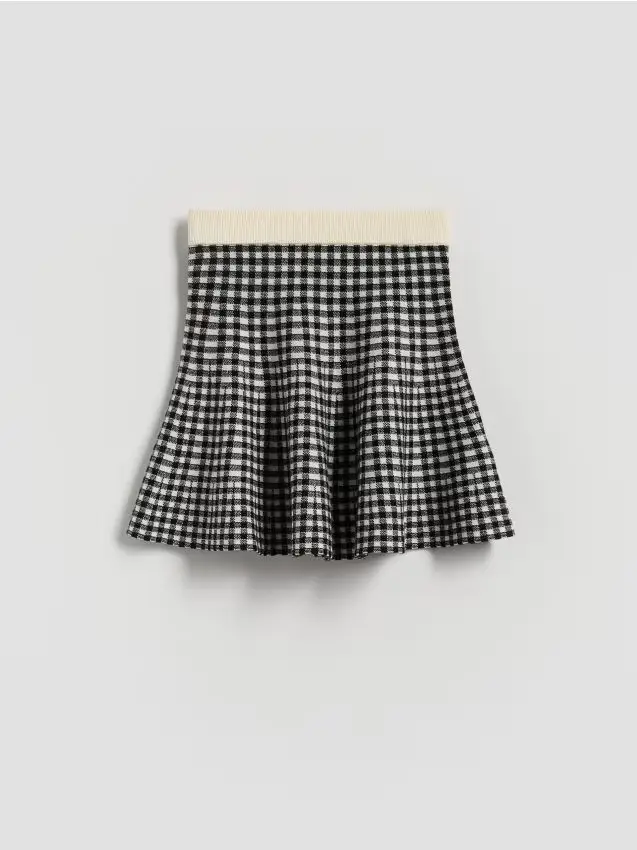 Gonna in misto viscosa - multicolore