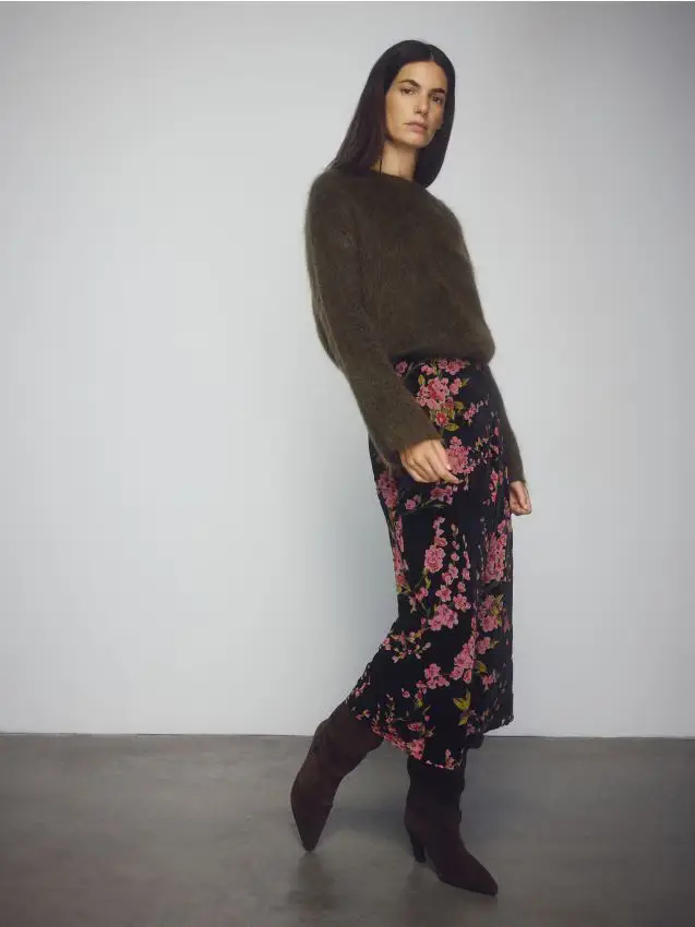 Gonna midi fantasia - multicolore