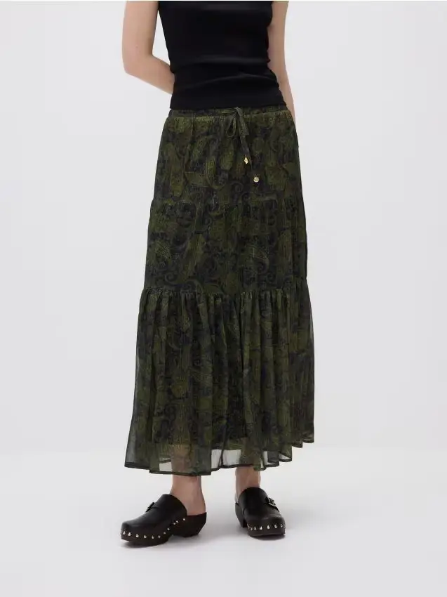 Gonna midi fantasia - multicolore