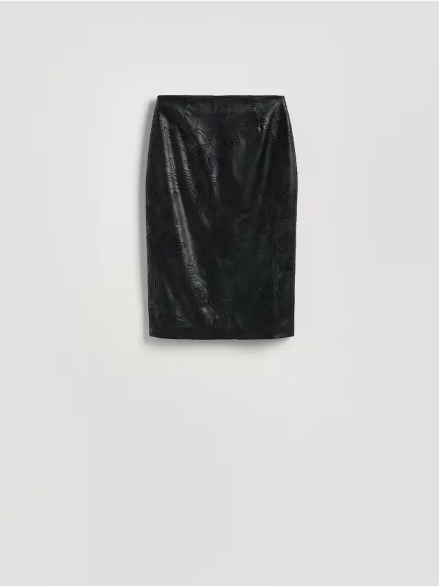 Gonna midi fantasia - nero