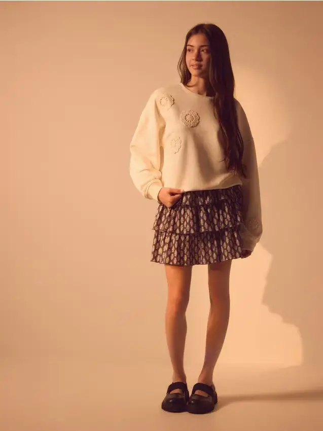 Gonna pantalone - multicolore