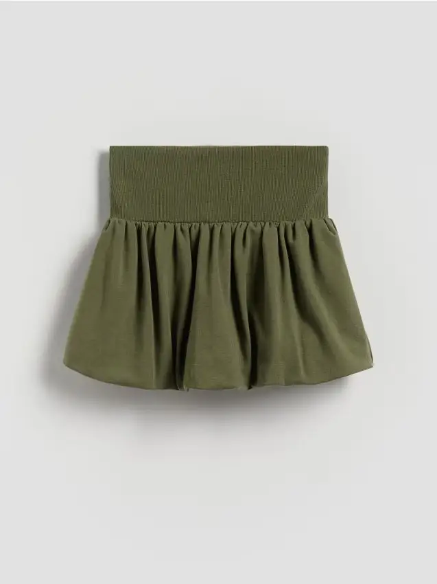 Gonna pantalone - verde oliva chiaro