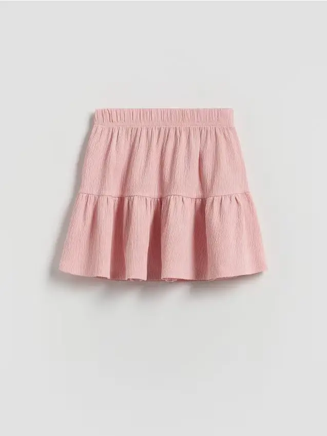 Gonna strutturata - rosa cipria