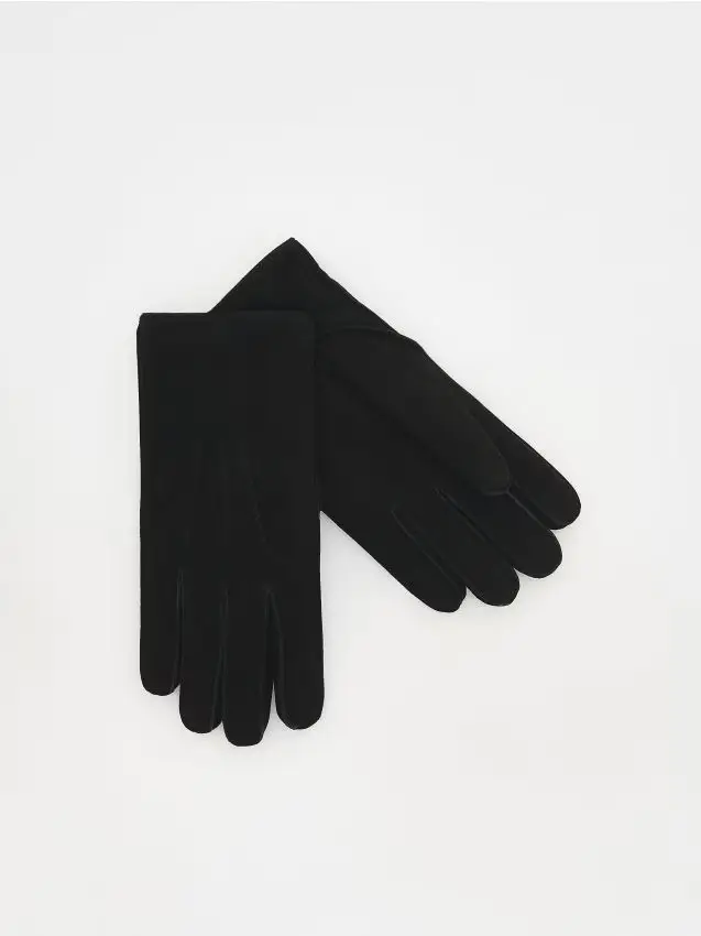 Guanti in pelle - nero