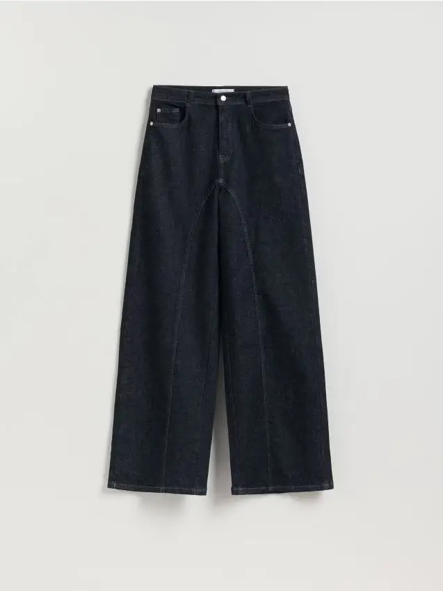 Jeans a gamba ampia - blu scuro