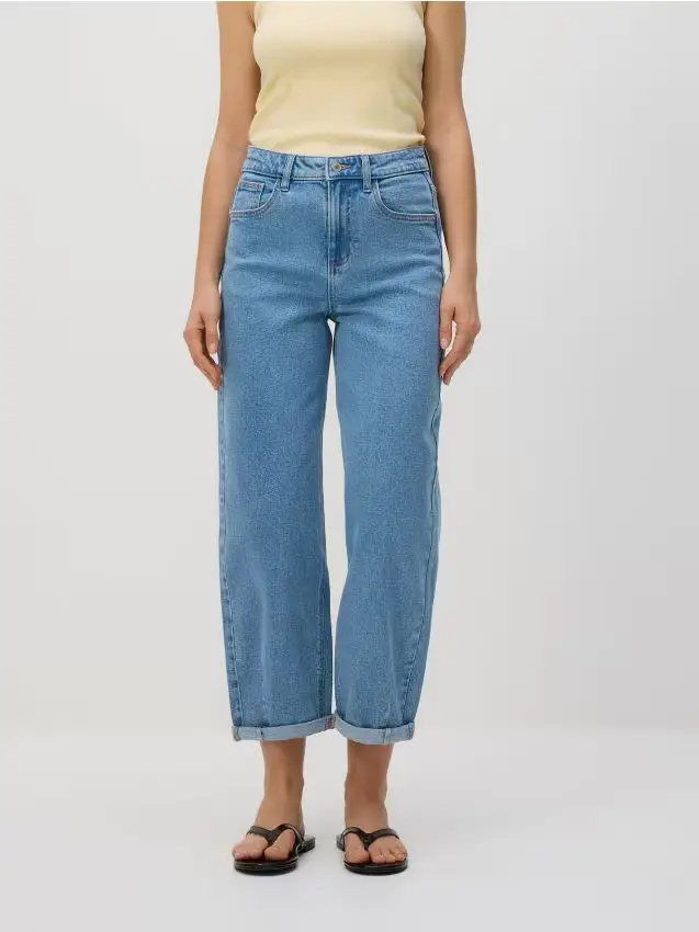 Jeans barrel leg - blu