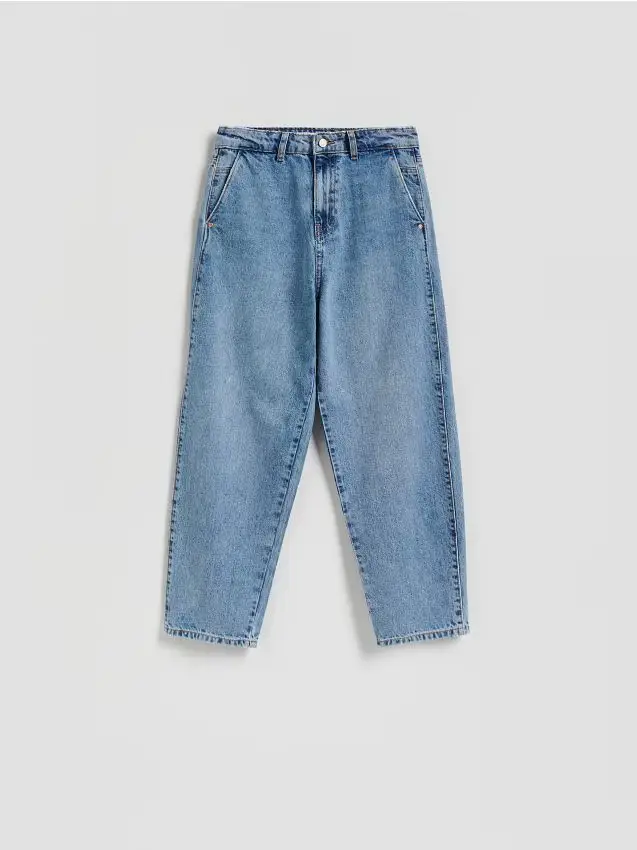 Jeans barrel leg - blu