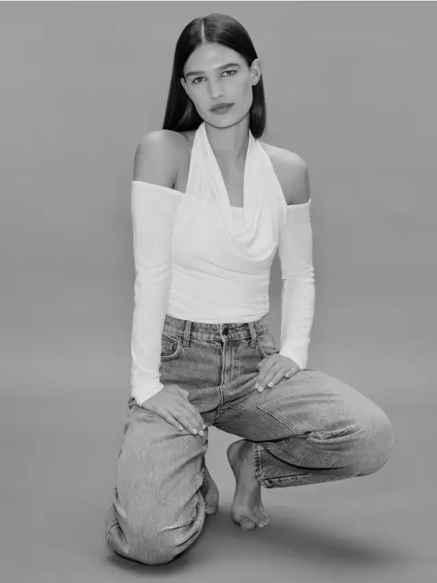 Jeans barrel leg - blu