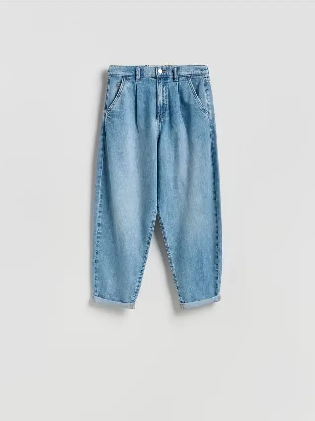 Jeans barrel leg - blu