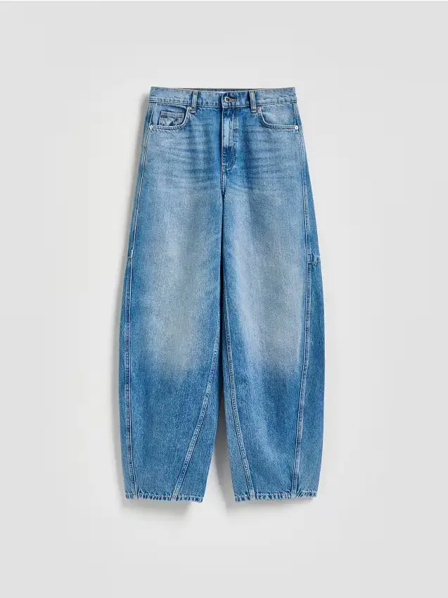 Jeans barrel leg - blu