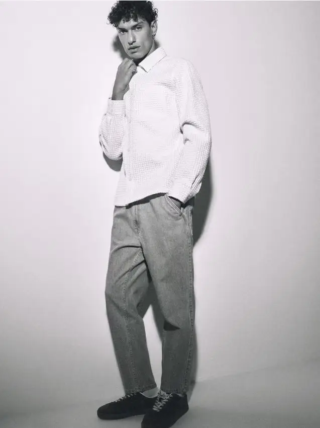 Jeans carrot fit - blu