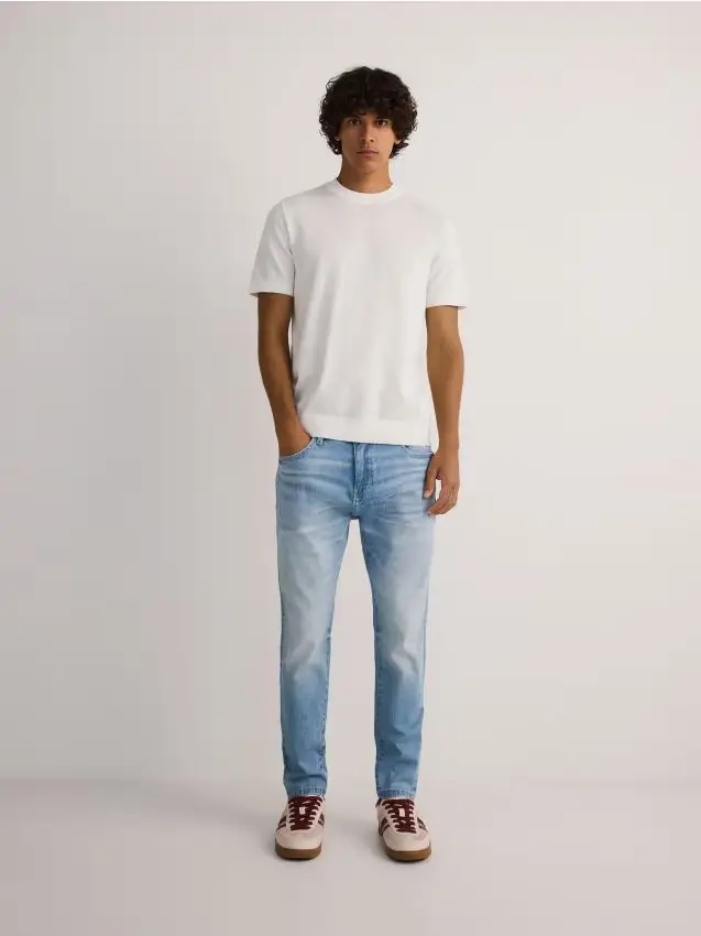 Jeans carrot slim - blu