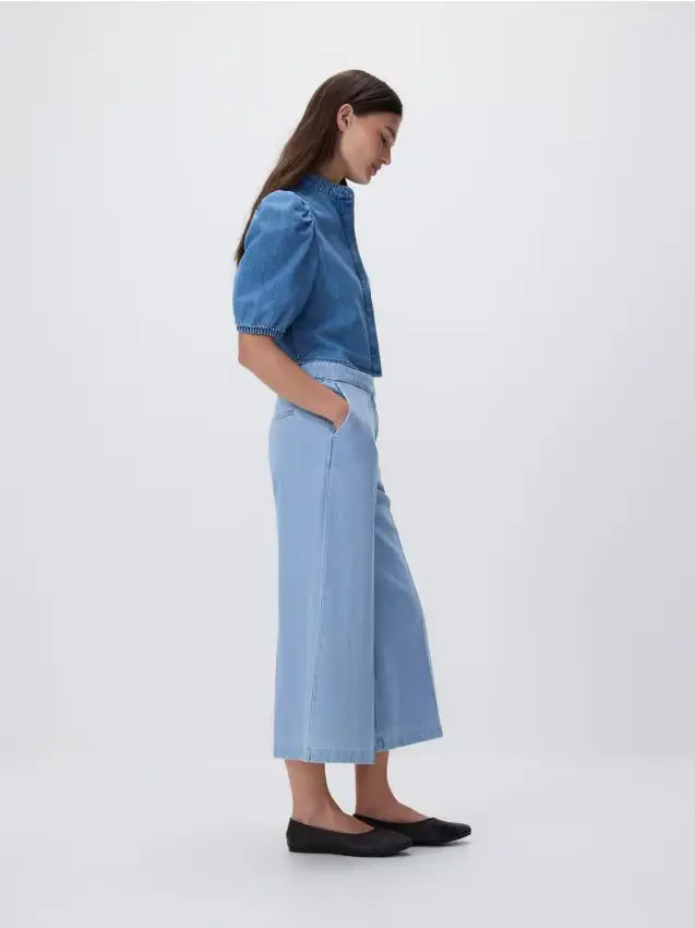 Jeans culotte - blu