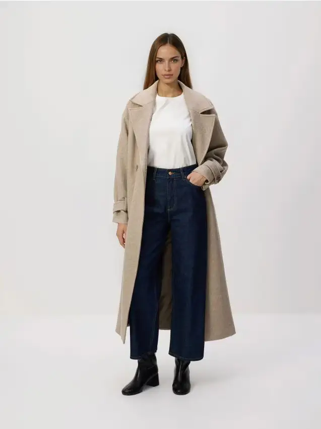 Jeans culotte - blu scuro