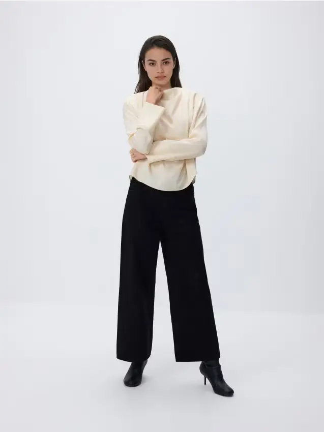 Jeans culotte - nero