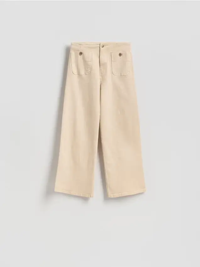 Jeans culotte - nude