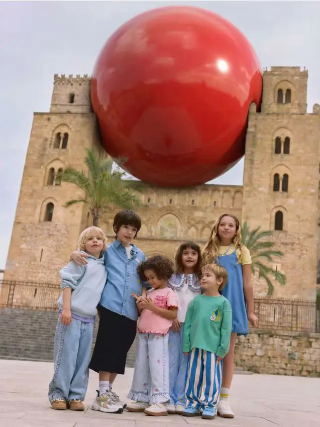 Jeans dritti con ricamo - blu