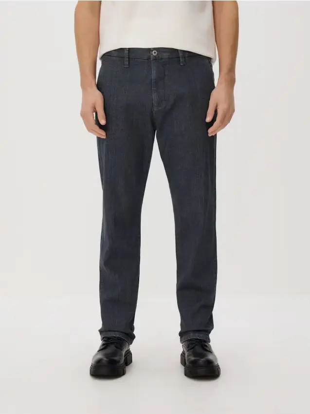 Jeans dritti - grigio