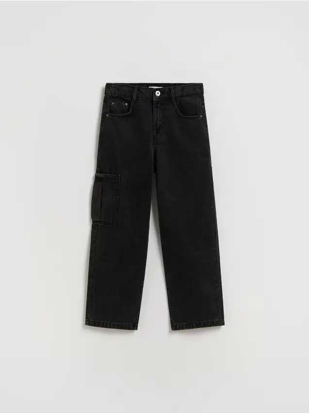 Jeans dritti - nero