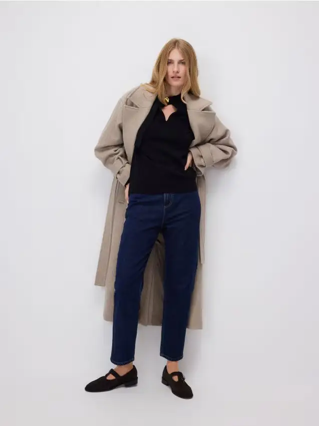 Jeans mom fit - blu scuro