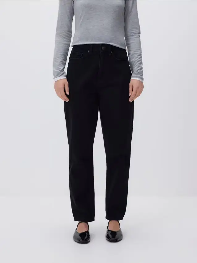 Jeans mom fit - nero