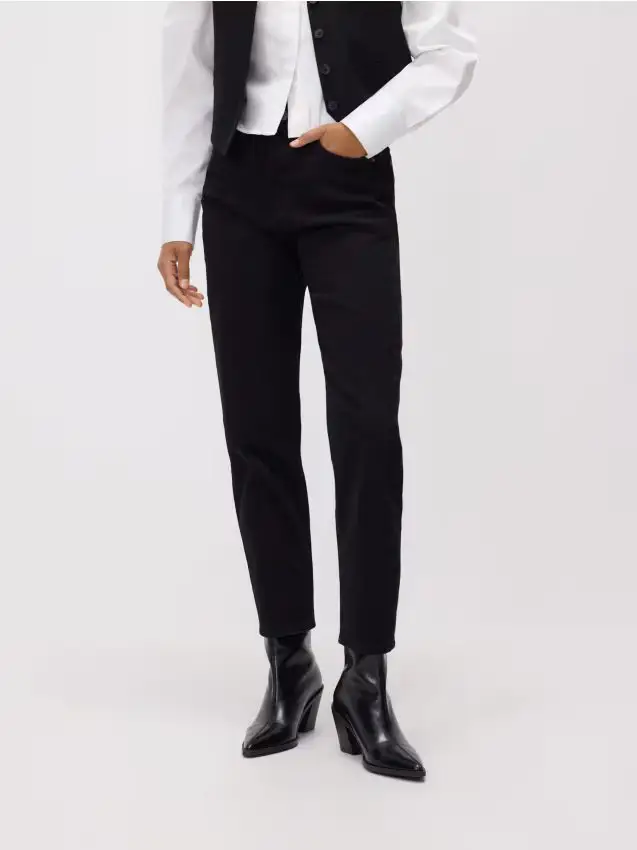 Jeans mom fit - nero