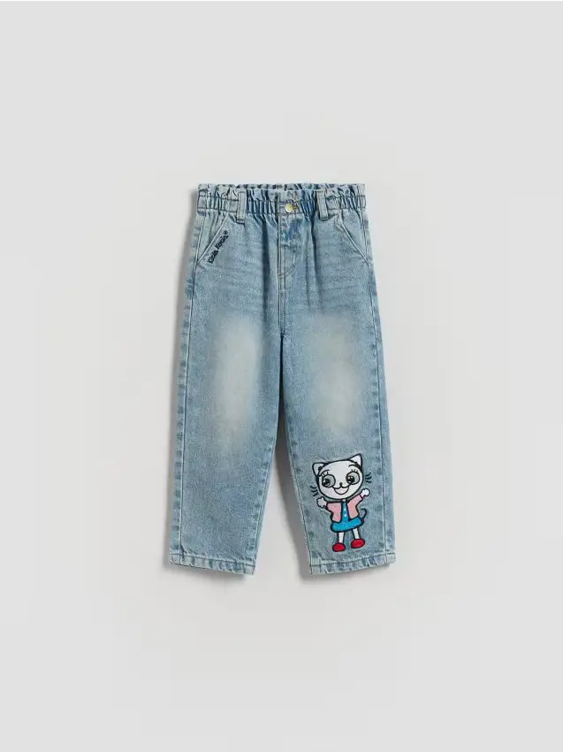 Jeans paperbag Kitty Kotty - blu