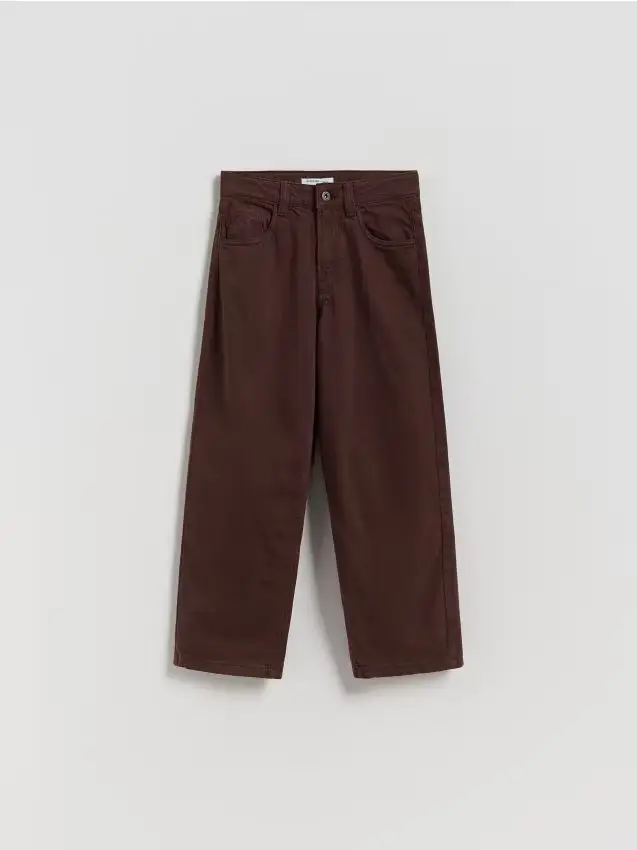 Jeans relaxed fit - marrone