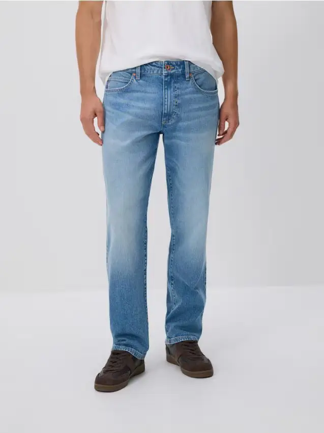 Jeans relaxed straight - blu