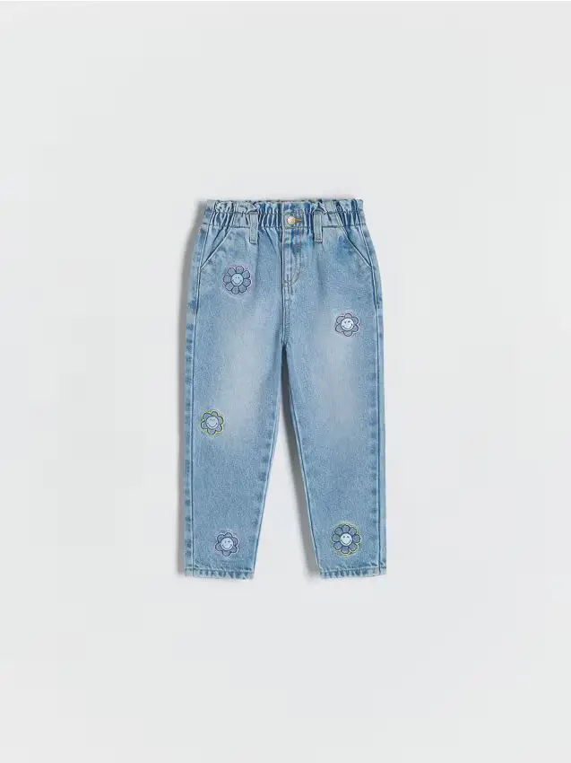 Jeans ricamati SmileyWorld® - blu