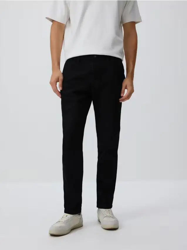 Jeans slim chino - nero
